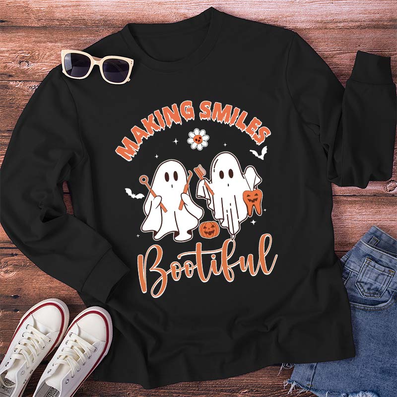 Making Smiles Bootiful Dental Long Sleeve T-Shirt