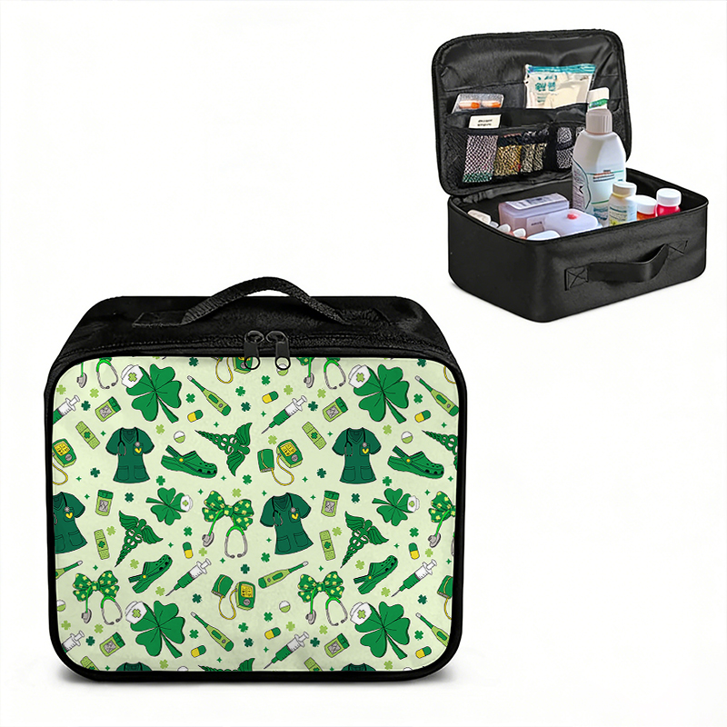 Happy St. Patrick's Day Nurse First Aid Kit Bag