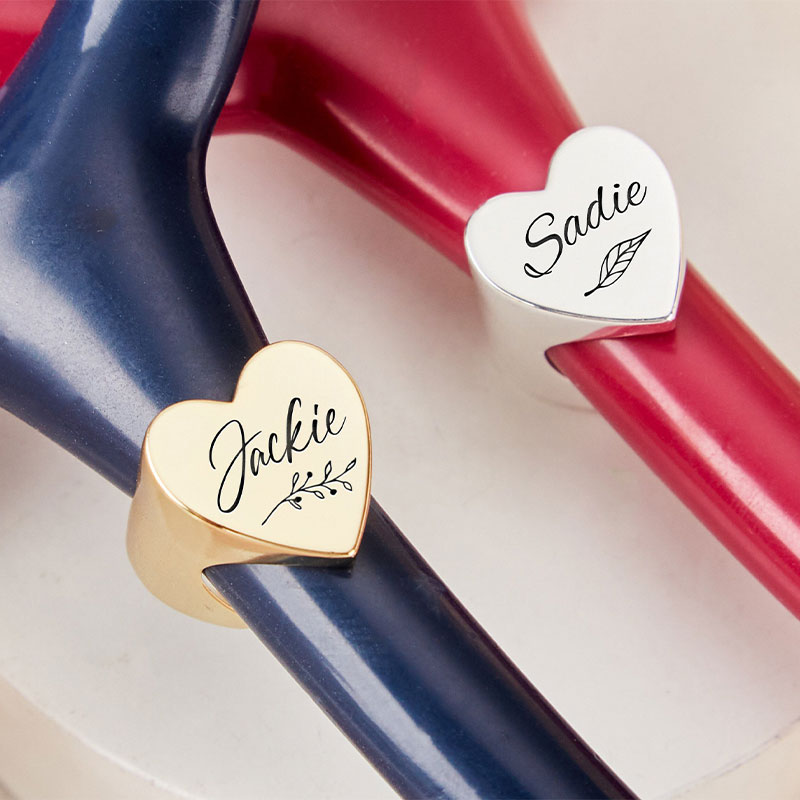 Personalized Love Heart Nurse Stethoscope ID Tag