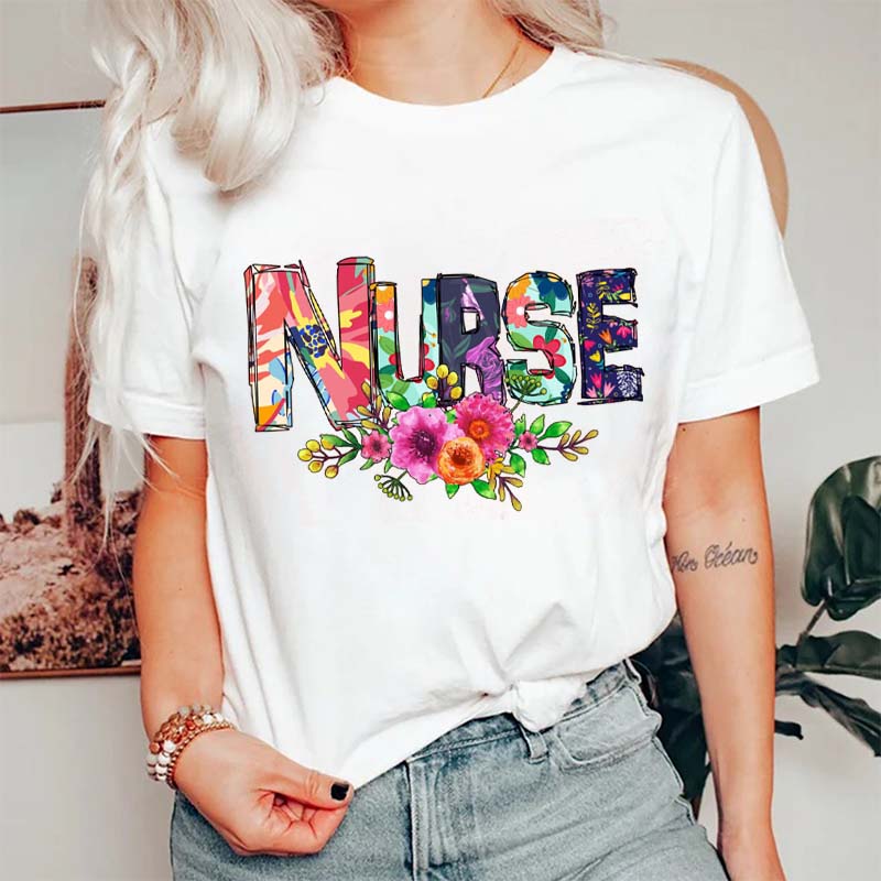 Flower Nurse T-Shirt
