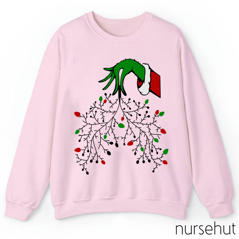 It's Time To Turn On The Christmas Lights Nurse Sweatshirt