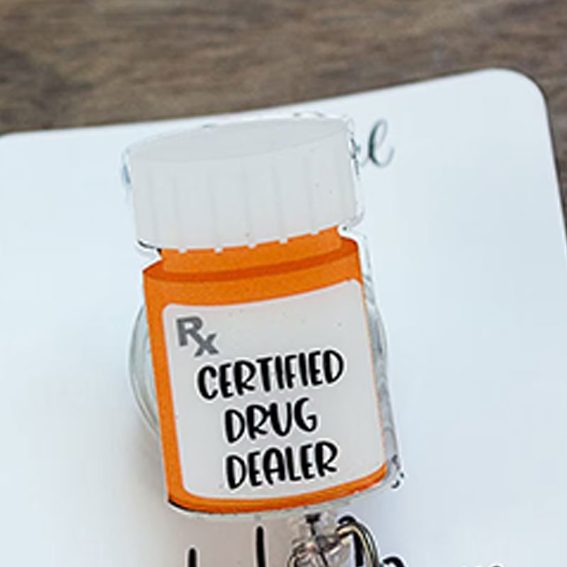 Certified Drug Dealer Badge Reel