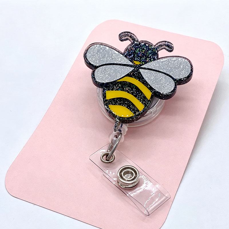 Cute Bee Badge Reel