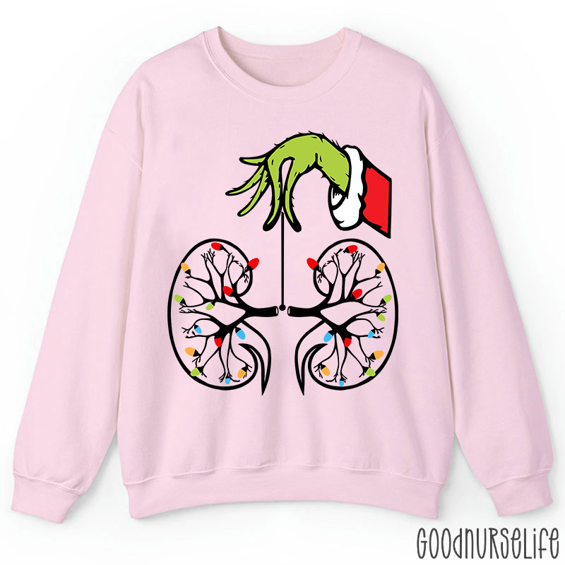 Kidney With Lights Christmas Sweatshirt