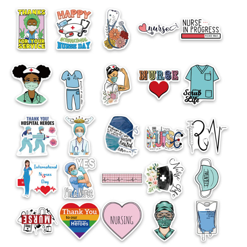 Nurse Life 50 Pack Nurse Stickers
