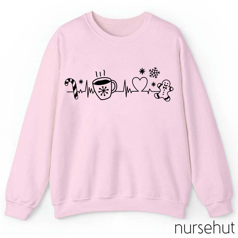 Christmas Heartbeat Nurse Sweatshirt