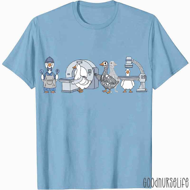 Medical Ducks With Imaging Equipment T-Shirt