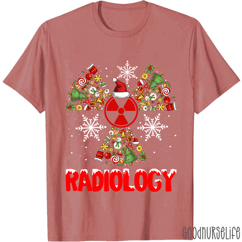 Radiology Christmas Icons Radiology T-shirt