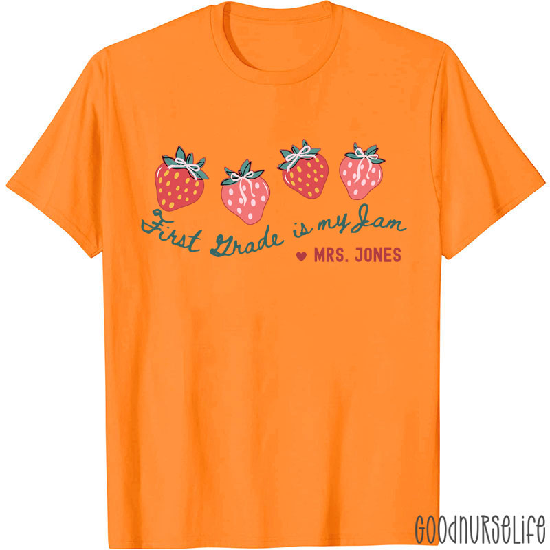 Personalized Nursing Is My Jam T-Shirt