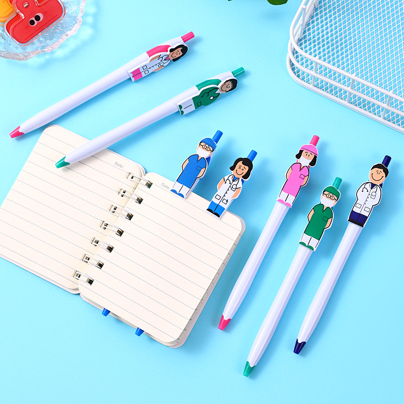 Cartoon Doctor Nurse Ballpoint Nurse Pens