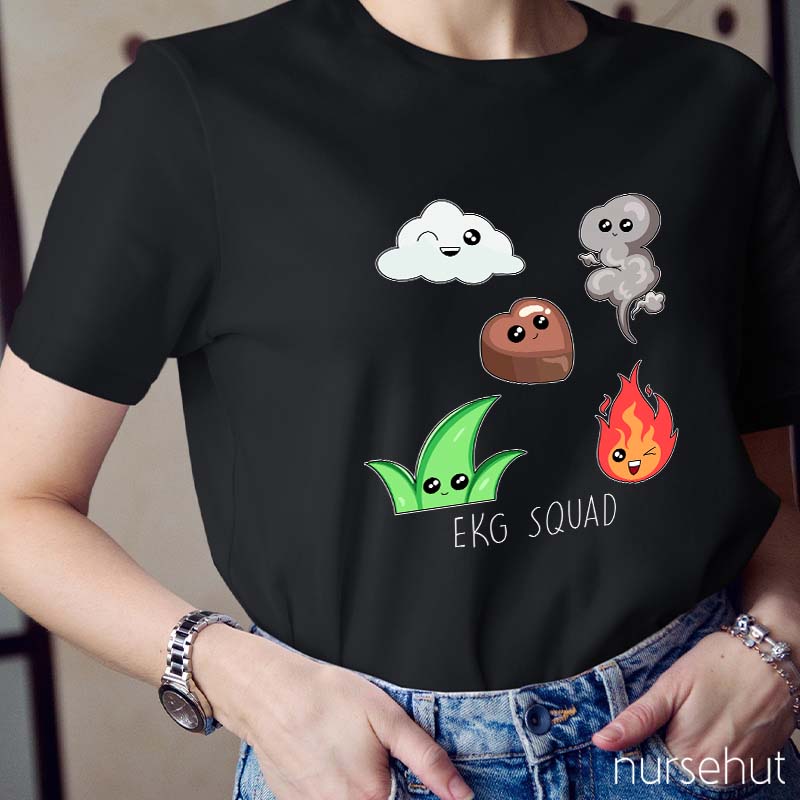 Ekg Squad Nurse T-Shirt