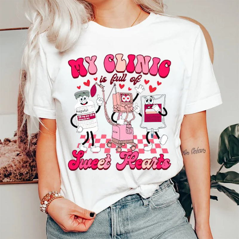 My Clinic Sweethearts Nurse T-Shirt