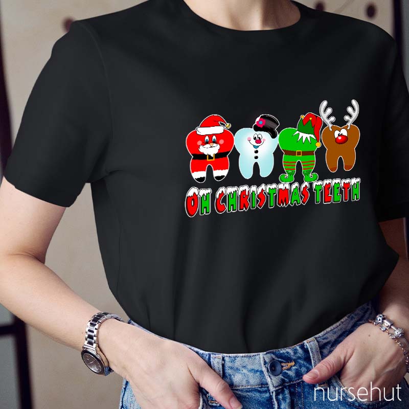 Oh Christmas Teeth Nurse T-Shirt