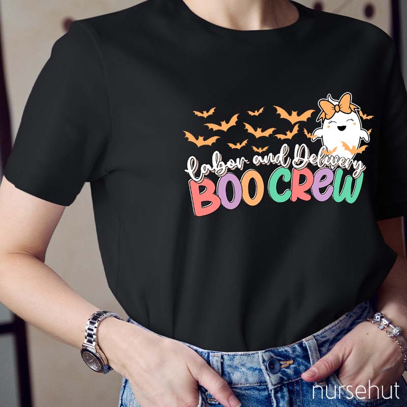 Labor And Delivery Boo Boo Crew Nurse T-Shirt