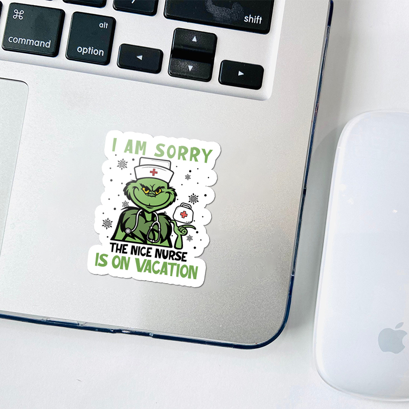 I Am Sorry The Nice Nurse Is On Vacation Nurse Stickers