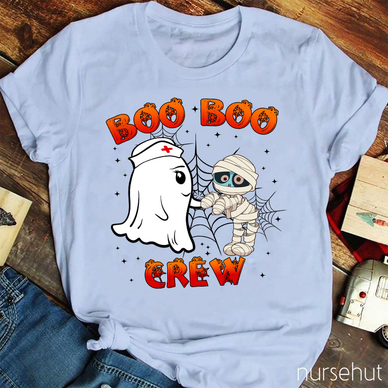 Boo Boo Crew Ghost Nurse T-Shirt
