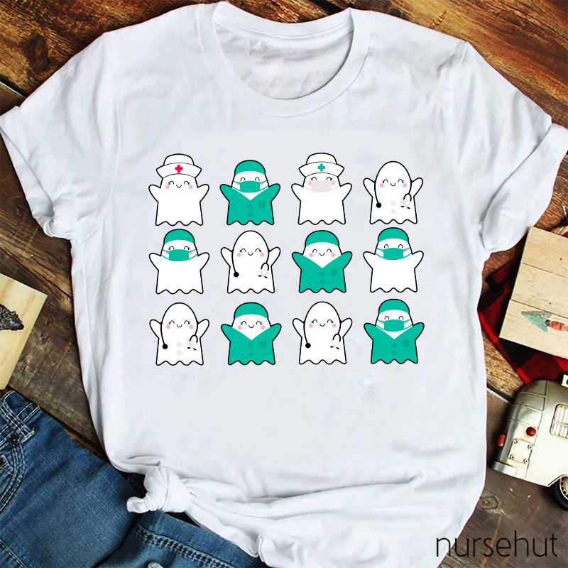 Nurse Ghosts Nurse T-Shirt