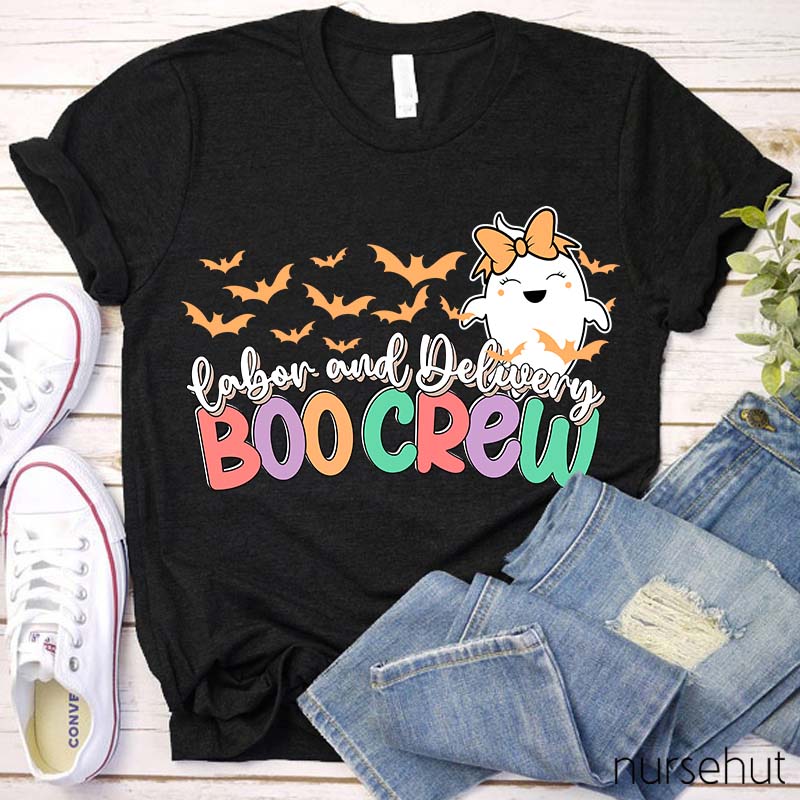 Labor And Delivery Boo Boo Crew Nurse T-Shirt