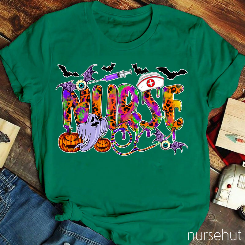 Halloween Elements Nurse T-Shirt