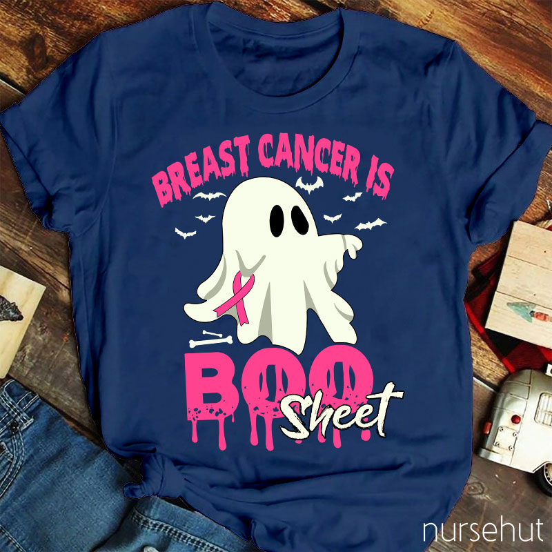Breast Cancer Is Boo Sheet Nurse T-Shirt
