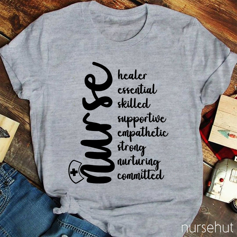 Healer Essential Skilled Nurse T-Shirt
