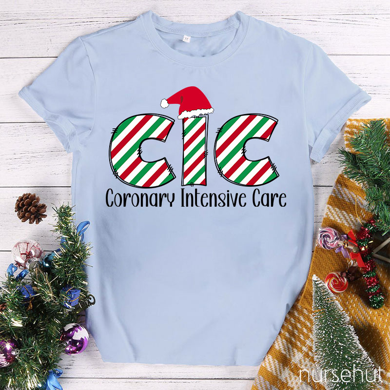 Personalized Department Christmas Nurse T-Shirt