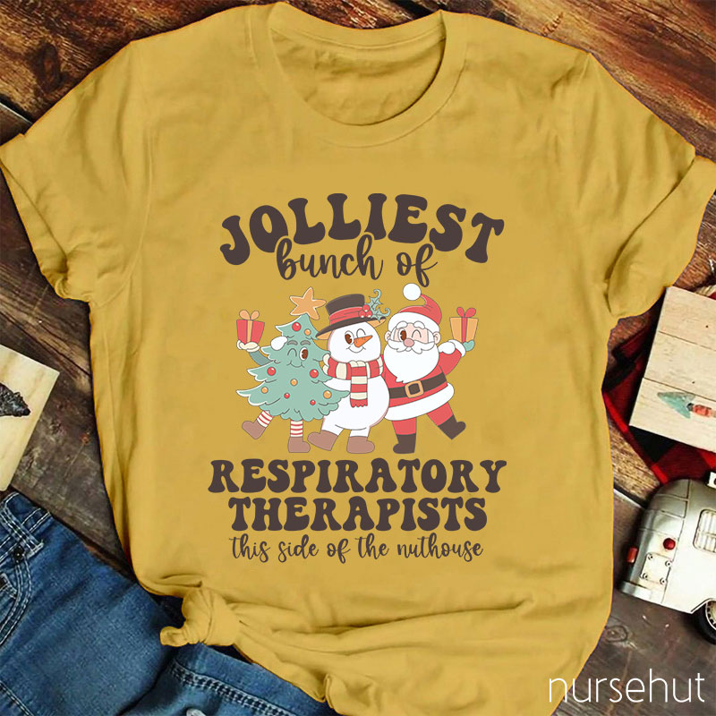 Personalized Jolliest Bunch Of  Nurse T-Shirt