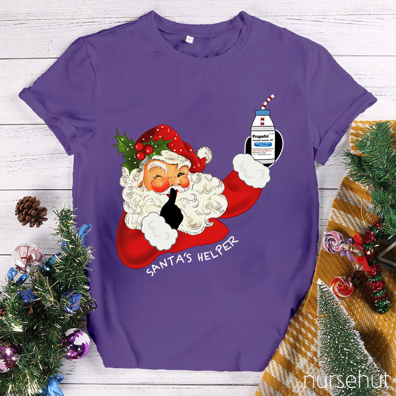 Santa's Helper Nurse T-Shirt