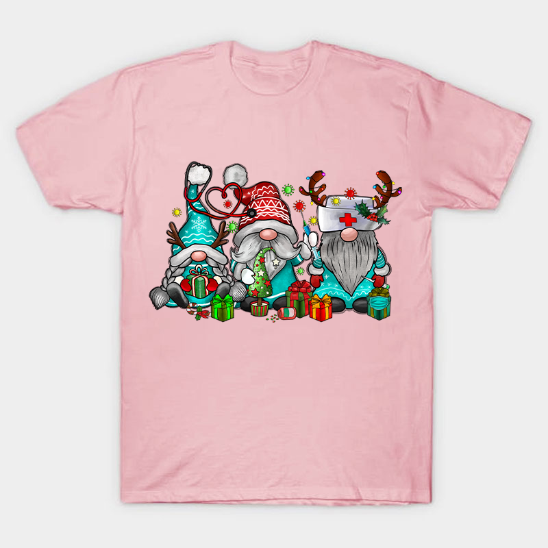 Christmas Gnome Nurse T-Shirt
