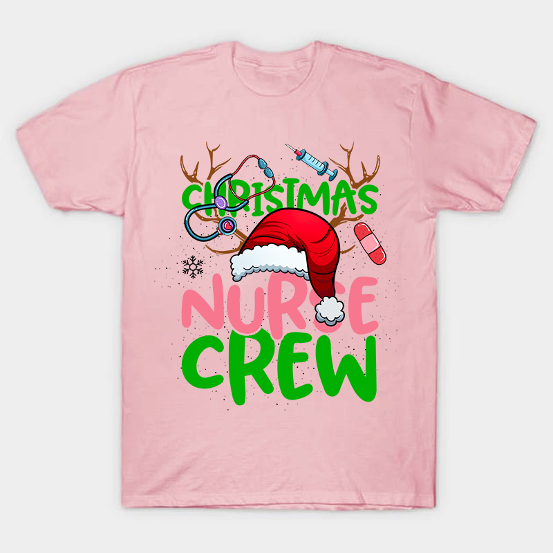 Christmas Nurse Crew Nurse T-Shirt