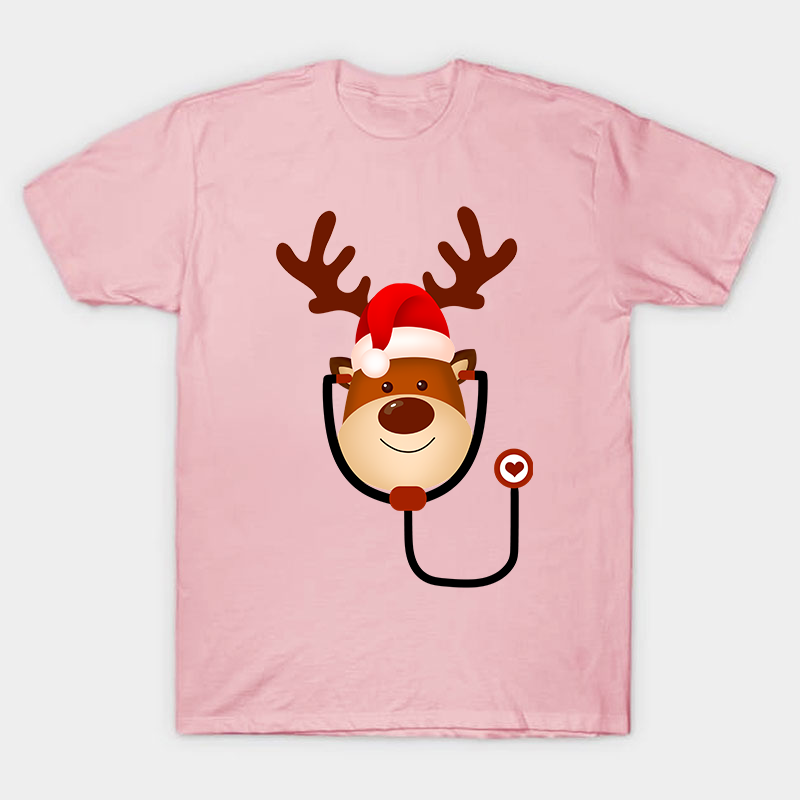 Elk With A Stethoscope Nurse T-Shirt