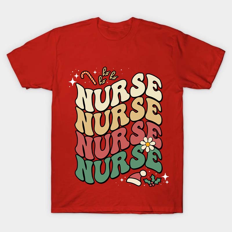 Ho Ho Ho Best Christmas Ever Nurse T-shirt