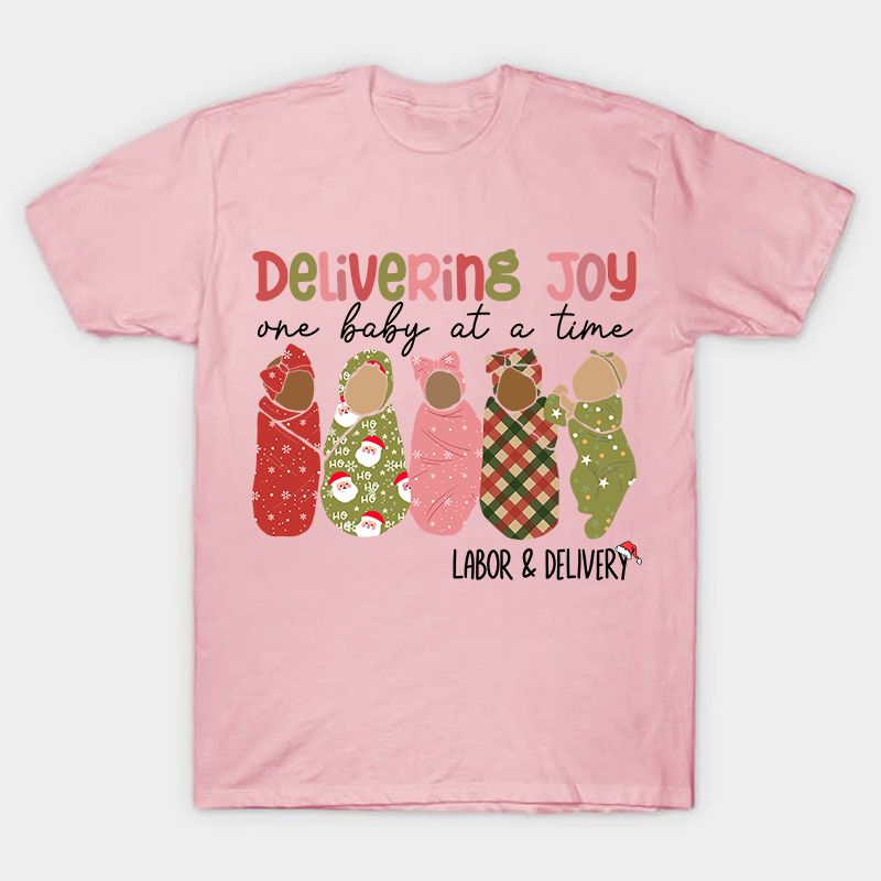 Delivering Joy One Baby At A Time Nurse T-Shirt