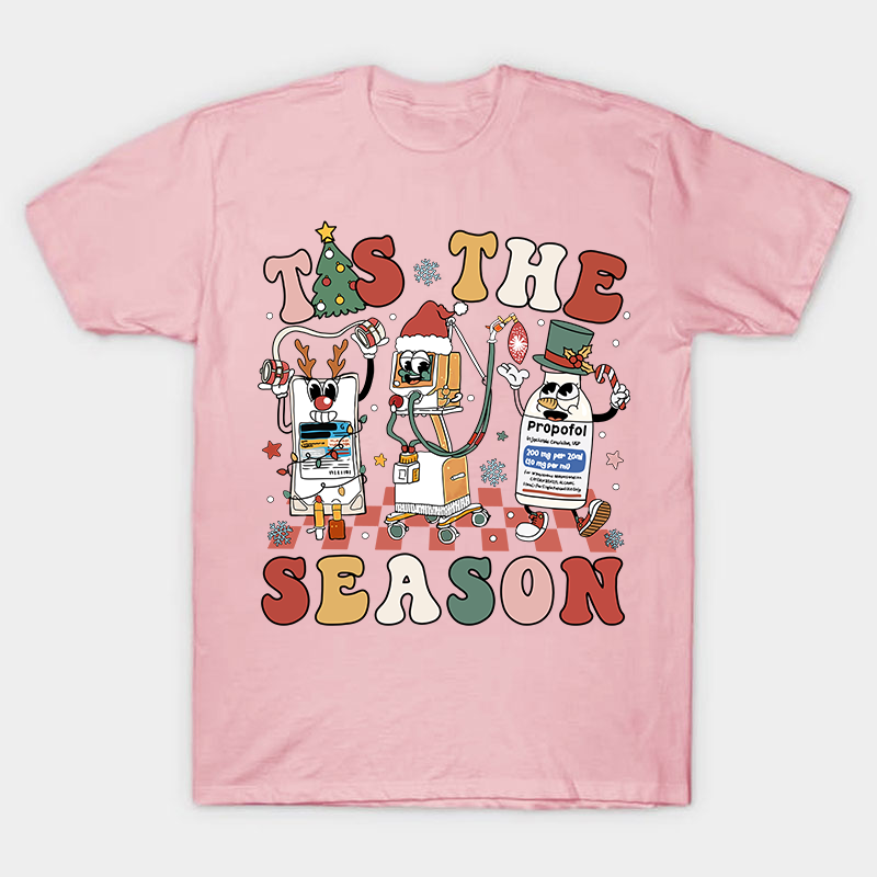 Tis The Season Christmas Nurse T-Shirt