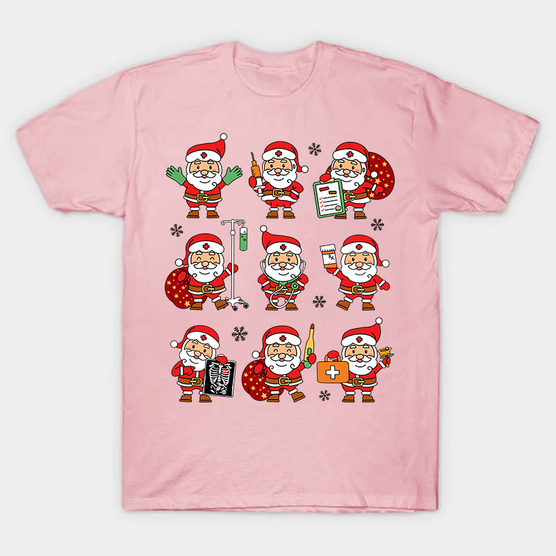 Christmas Santa Nurse T-Shirt