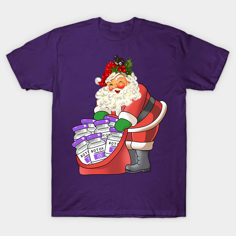 Santa Claus Brings Christmas Botox Nurse T-Shirt