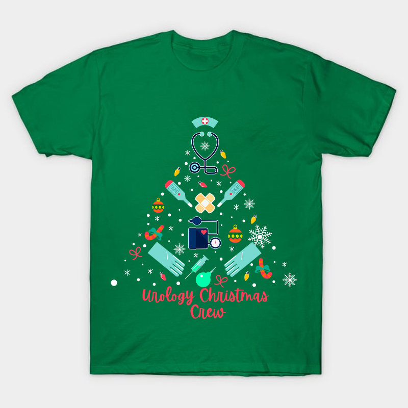Urology Christmas Crew Nurse T-Shirt