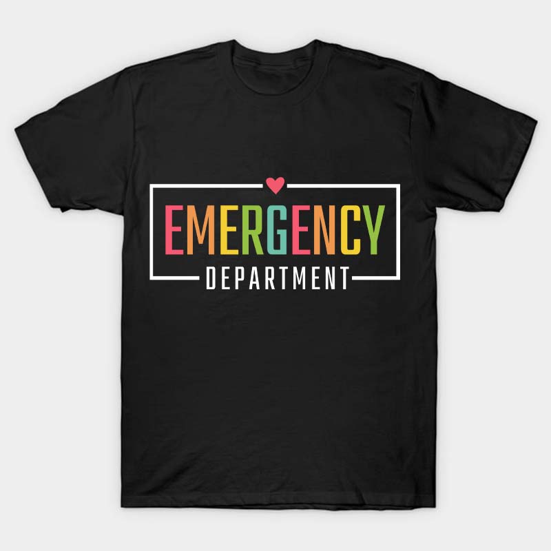 Personalized Emergency Department Nurse T-Shirt