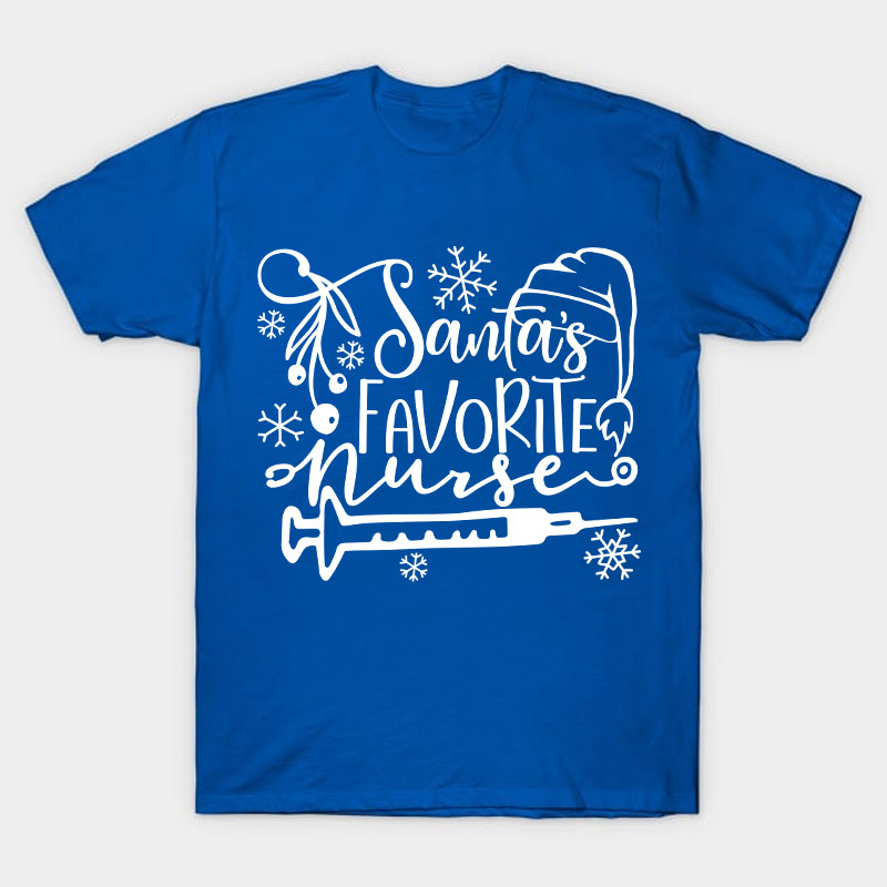 Santa's Favorite Nurse T-Shirt