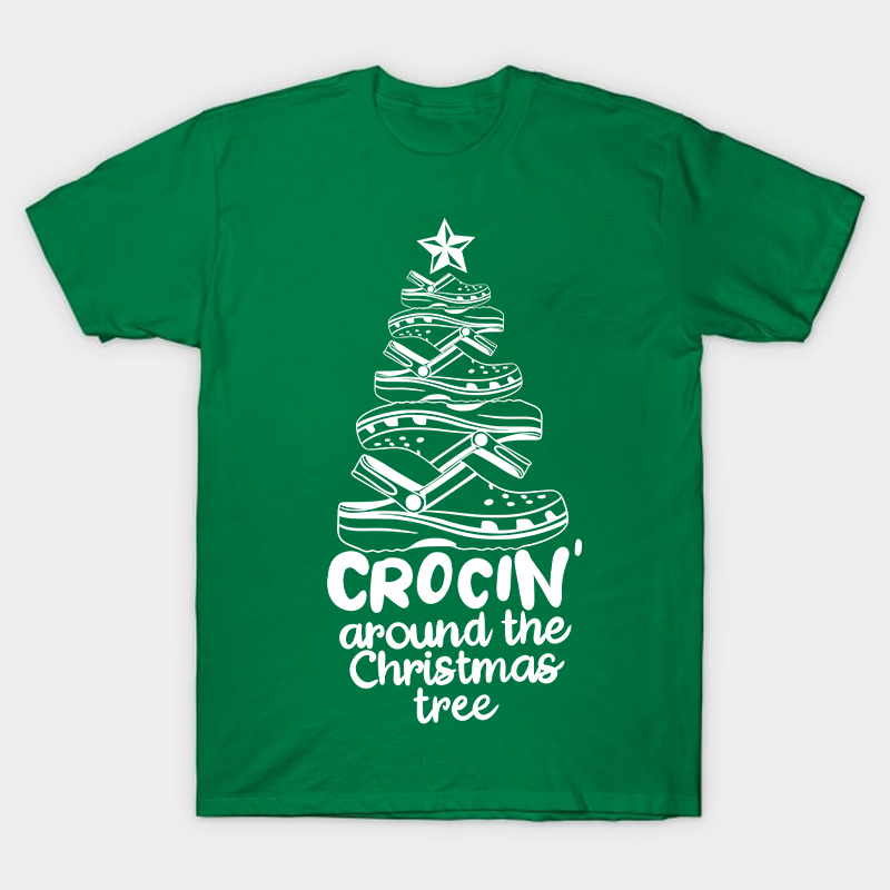 Crocin Around the Christmas Tree Nurse T-Shirt
