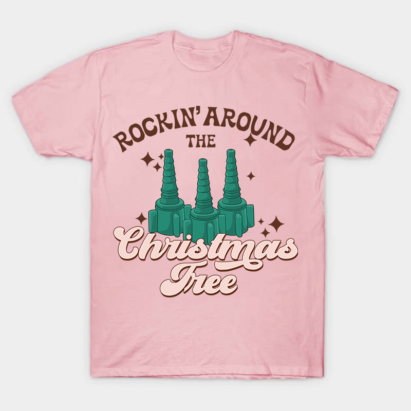 Rockin' Around The Christmas Tree Nurse T-Shirt
