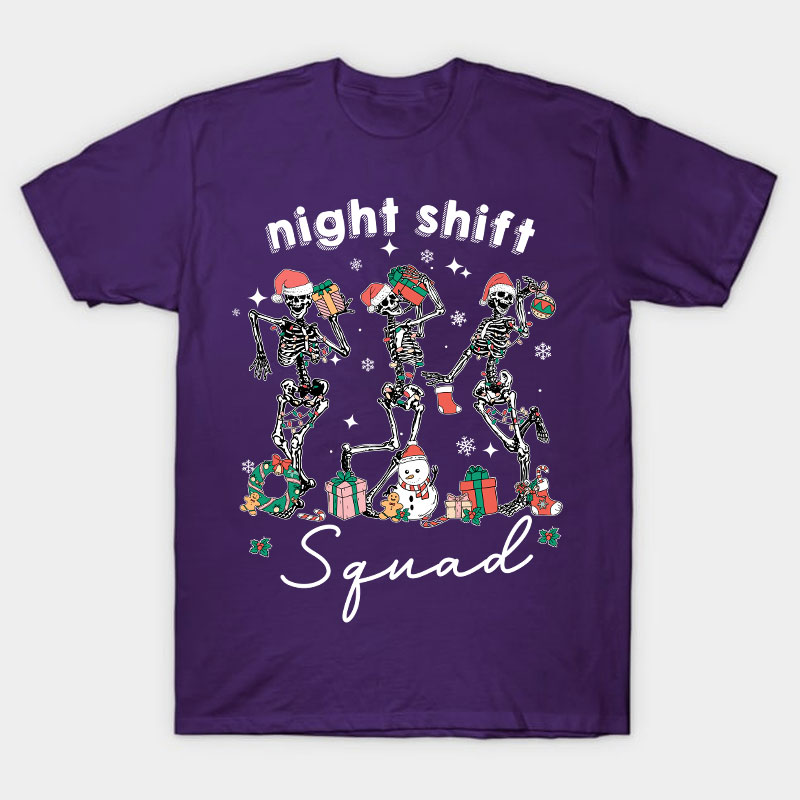 Night Shift Squad Nurse T-Shirt