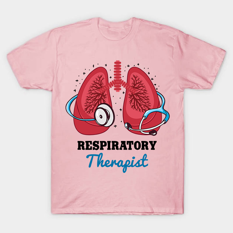 Stethoscope Around A Lung RT Nurse T-Shirt