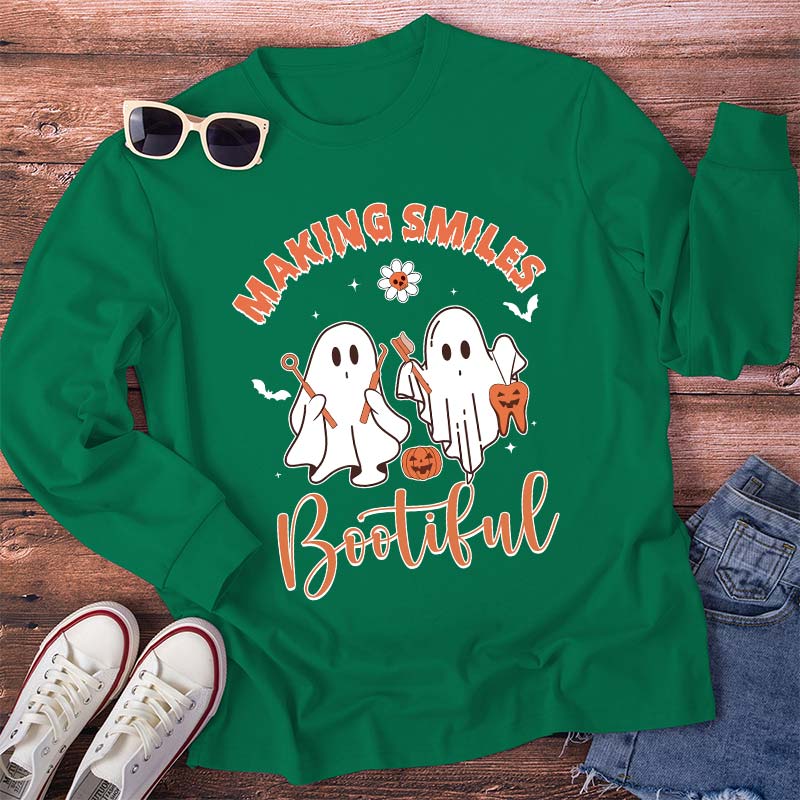 Making Smiles Bootiful Dental Long Sleeve T-Shirt