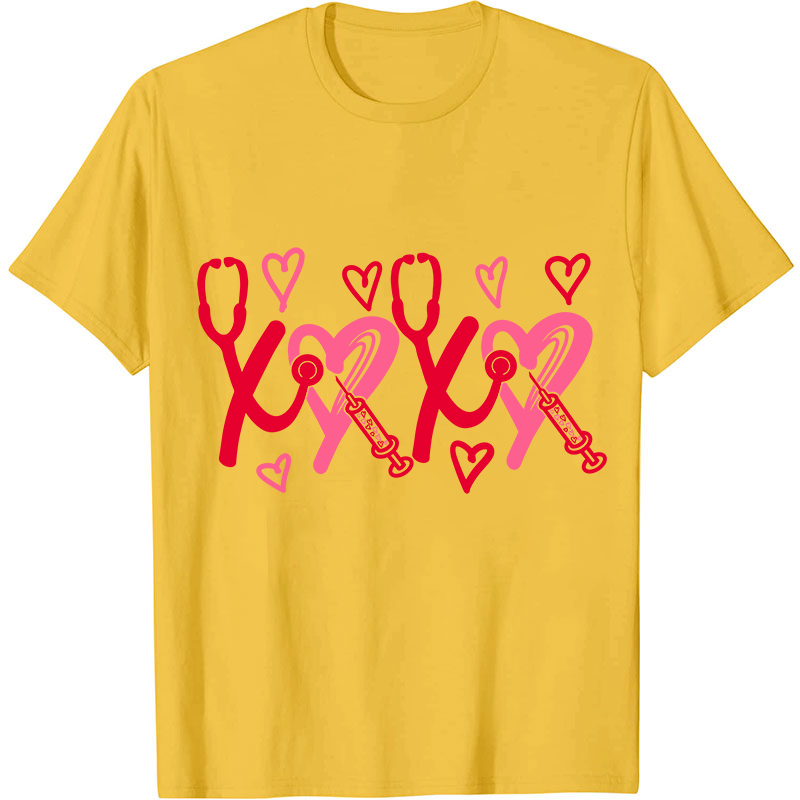 Love Stethoscope Nurse T-Shirt
