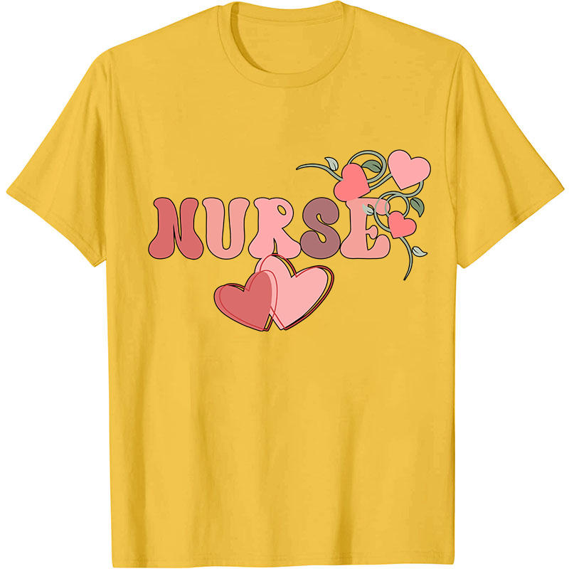 Nurse Heart Valentine Nurse T-Shirt