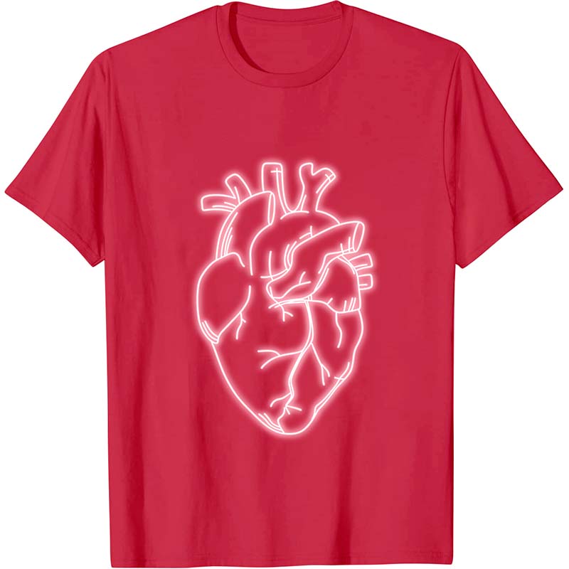 Iridescent Heart Nurse T-Shirt