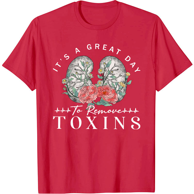 It's A Great Day To Remove Toxins Nurse T-Shirt