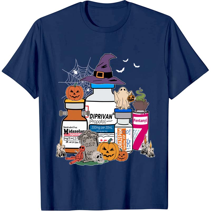 Pharmacy Halloween Nurse T-Shirt
