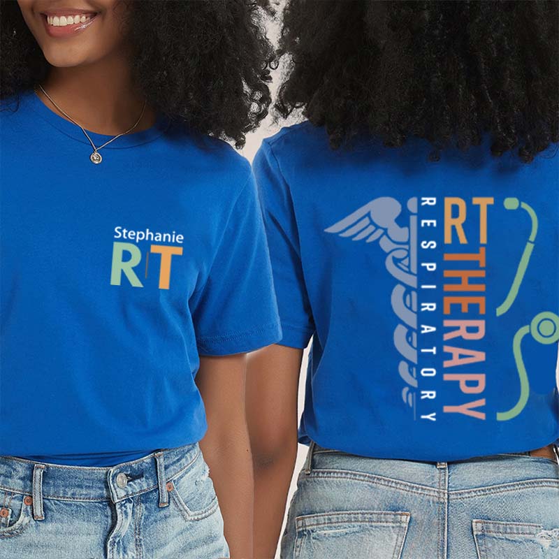 Personalized I Am Proud To Be A Nurse Two Sided T-Shirt